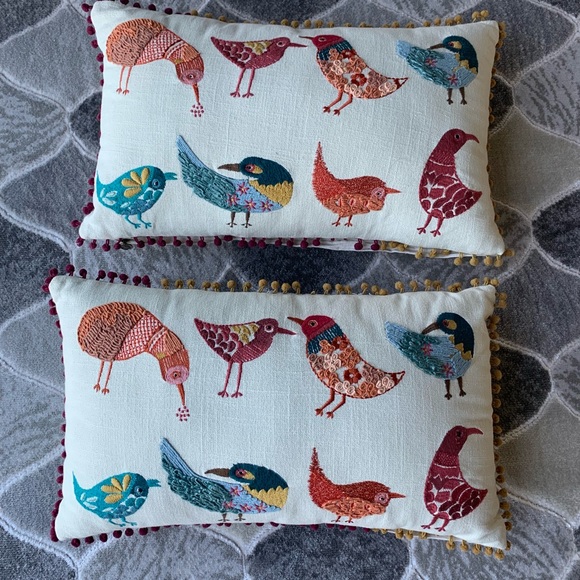 Pier 1 Other - Pier 1 bird pillows🐦